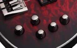 Schecter Hellraiser Extreme-5 Crimson Red Burst Satin - Schecter -Zedem Sale Store 1919 SHC hqw knobs