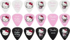 Fender X Hello Kitty Pick Tin, 18 Pack - Fender -Zedem Sale Store 1980351056 fen acc dtl 2 nr