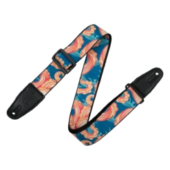 Levy's Graphic Waves Series Polyester Guitar Strap, Tentacles & Waves - Levy's