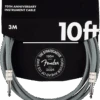 Fender 10' Anniversary Instrument Cable, Gray - Fender