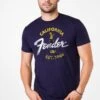 Fender Baja Blue T-Shirt, Blue, XL - Fender -Zedem Sale Store 1 1a2ca780 0c52 4670 81e7 292b66c83b83