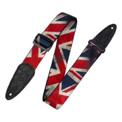 Levy's Flag Series 2" Wide Polyester Guitar Strap, United Kingdom - Levy's