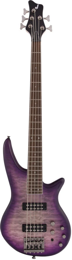 Jackson JS Series Spectra Bass JS3QV, Laurel Fingerboard, Purple Phaze - Jackson