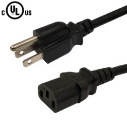 6 FEET - NEMA 5-15P To IEC C13 Power Cable - SJT - Infinite Cables