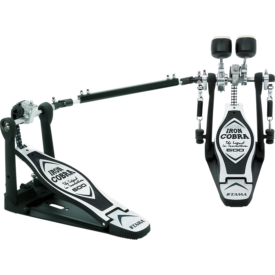 Tama HP600DTW Iron Cobra 600 Twin Bass Drum Pedal - Tama 1 Tama HP600DTW Iron Cobra 600 Twin Bass Drum Pedal - Tama