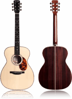 Boucher Studio Goose Indian Rosewood OM - Intimate Concert Vintage Pack - Boucher