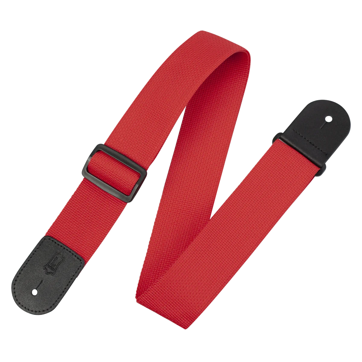 Levy's Single Tone Solid Colored Poly Series 2" Wide Guitar Strap, Red - Levy's 1 Levy's Single Tone Solid Colored Poly Series 2" Wide Guitar Strap, Red - Levy's