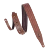 Levy's Triple Stitch Series 2" Wide Veg-tan Leather Guitar Strap, Brown - Levy's -Zedem Sale Store 1 890f7de8 7bc8 4b99 8e86 243b9e35259b