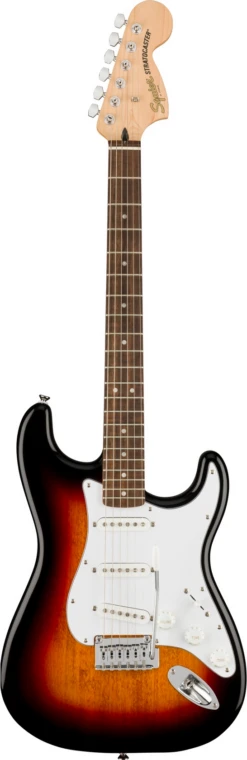Squier Affinity Series Stratocaster, Rosewood Fingerboard - 3-Color Sunburst - Squier