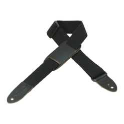 Levy's Junior Ukulele Series 1 1/2" Wide Cotton Youth Guitar/ Uke Strap, Black - Levy's