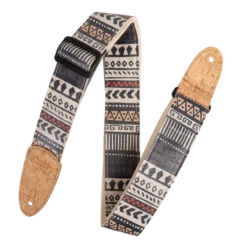 Levy's Cork Guitar Series 2 Inch Wide Cork Guitar Strap, Zanzibar - Levy's