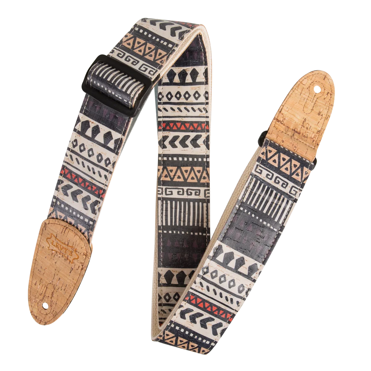 Levy's Cork Guitar Series 2 Inch Wide Cork Guitar Strap, Zanzibar - Levy's 1 Levy's Cork Guitar Series 2 Inch Wide Cork Guitar Strap, Zanzibar - Levy's