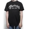 Martin Youth T Black White Script Logo, M - Martin