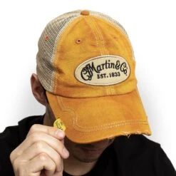 Martin Hat Ball Cap Pick Hat, Orange - Martin