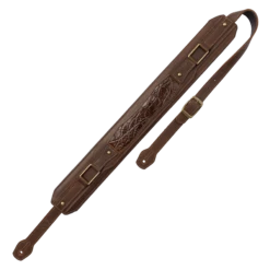 Levy's Apex Leather Guitar Strap With Padding And Hardware, Brown - Levy's