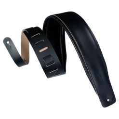 Levy's Larsen Leather Deluxe Series 3", Black - Levy's