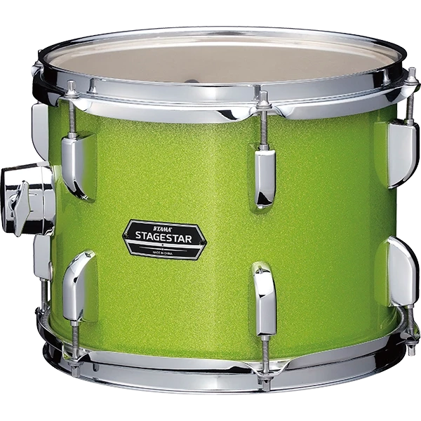 Tama Stagestar W/ Cymbals & Hardware - 22/10/12/16/14 - Lime Green Sparkle - Tama 2 Tama Stagestar W/ Cymbals & Hardware - 22/10/12/16/14 - Lime Green Sparkle - Tama - Image 2