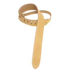 Levy's Simply Suede Series 2" Wide Guitar Strap, Tan - Levy's