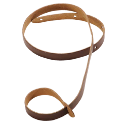 Levy's Mandolin Series 3/4" Wide Genuine Leather Mandolin Strap, Brown - Levy's