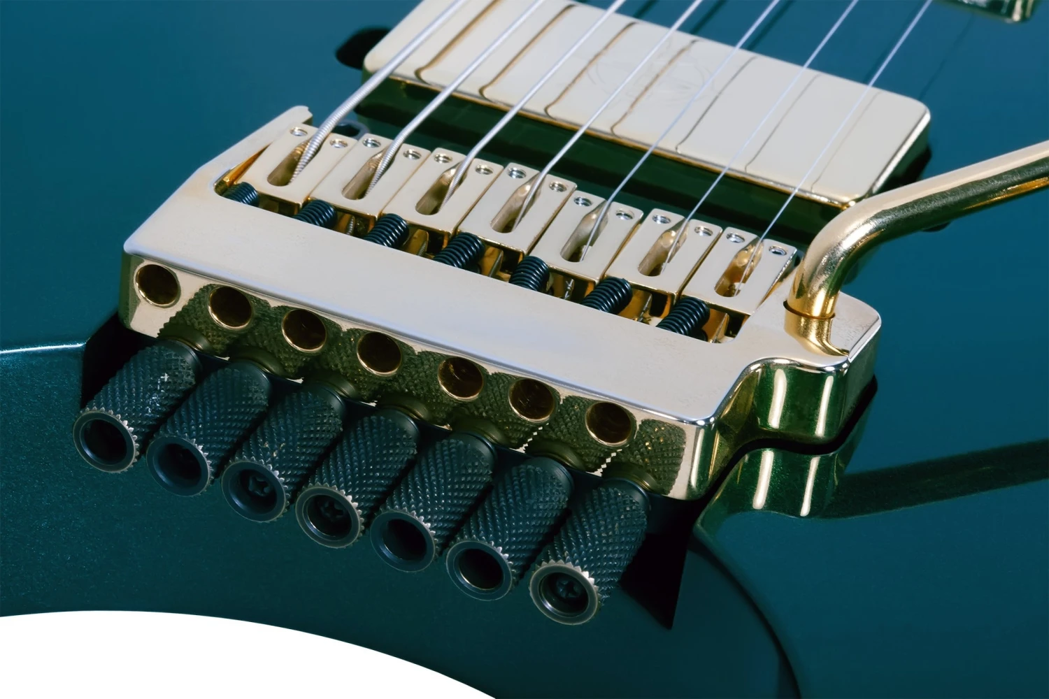 Schecter Synyster Gates Custom 7-String Temolo Headless Electric Guitar, Oak Green Metallic - Schecter 10 Schecter Synyster Gates Custom 7-String Temolo Headless Electric Guitar, Oak Green Metallic - Schecter - Image 10