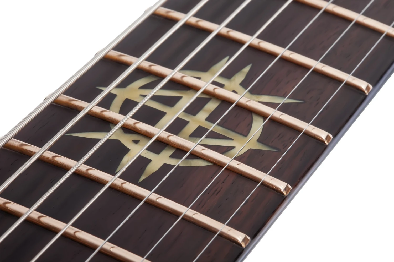 Schecter Synyster Gates Custom 7-String Temolo Headless Electric Guitar, Oak Green Metallic - Schecter 3 Schecter Synyster Gates Custom 7-String Temolo Headless Electric Guitar, Oak Green Metallic - Schecter - Image 3