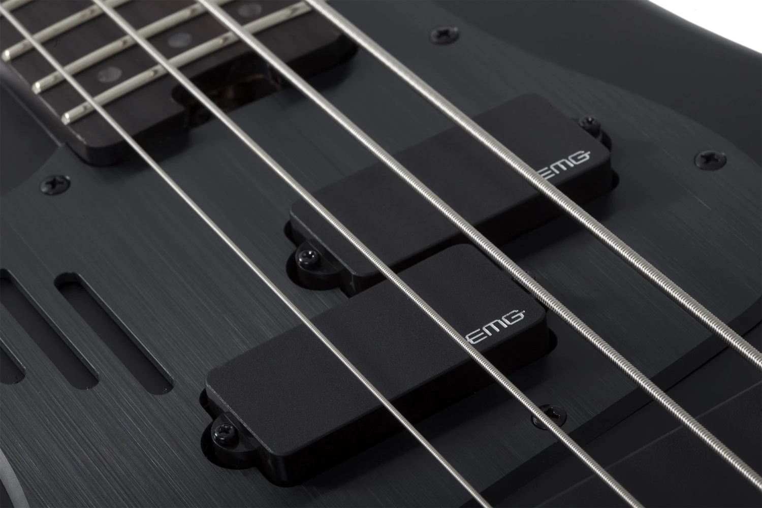 Schecter Stiletto-4 Stealth Pro Left-Handed Satin Black - Schecter 4 Schecter Stiletto-4 Stealth Pro Left-Handed Satin Black - Schecter - Image 4