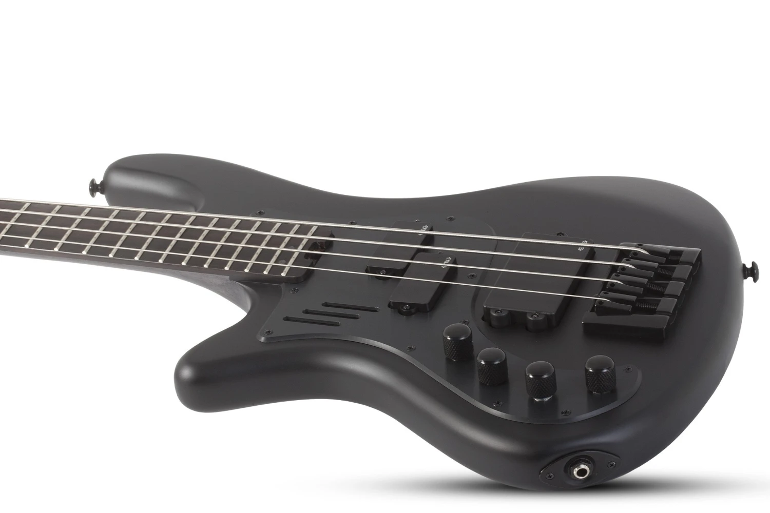 Schecter Stiletto-4 Stealth Pro Left-Handed Satin Black - Schecter 3 Schecter Stiletto-4 Stealth Pro Left-Handed Satin Black - Schecter - Image 3