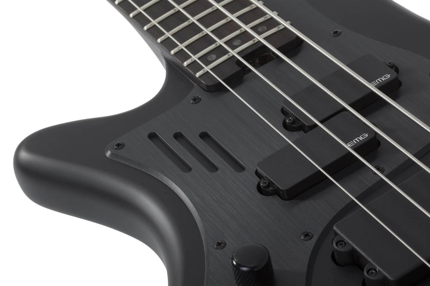 Schecter Stiletto-4 Stealth Pro Left-Handed Satin Black - Schecter 5 Schecter Stiletto-4 Stealth Pro Left-Handed Satin Black - Schecter - Image 5