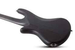 Schecter Stiletto Studio-8 See Thru Black Satin - Schecter -Zedem Sale Store 2742 SHC hqw angle3