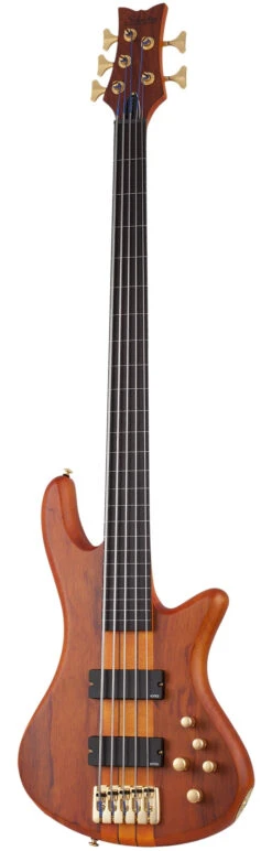 Schecter Stiletto Studio-5 FL Honey Satin - Schecter