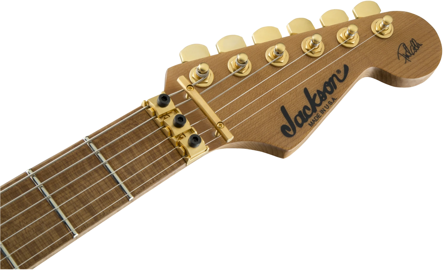 Jackson USA Signature Phil Collen PC1 Satin Stain, Caramelized Flame Maple Fingerboard, Satin Transparent Amber - Jackson 13 Jackson USA Signature Phil Collen PC1 Satin Stain, Caramelized Flame Maple Fingerboard, Satin Transparent Amber - Jackson - Image 13