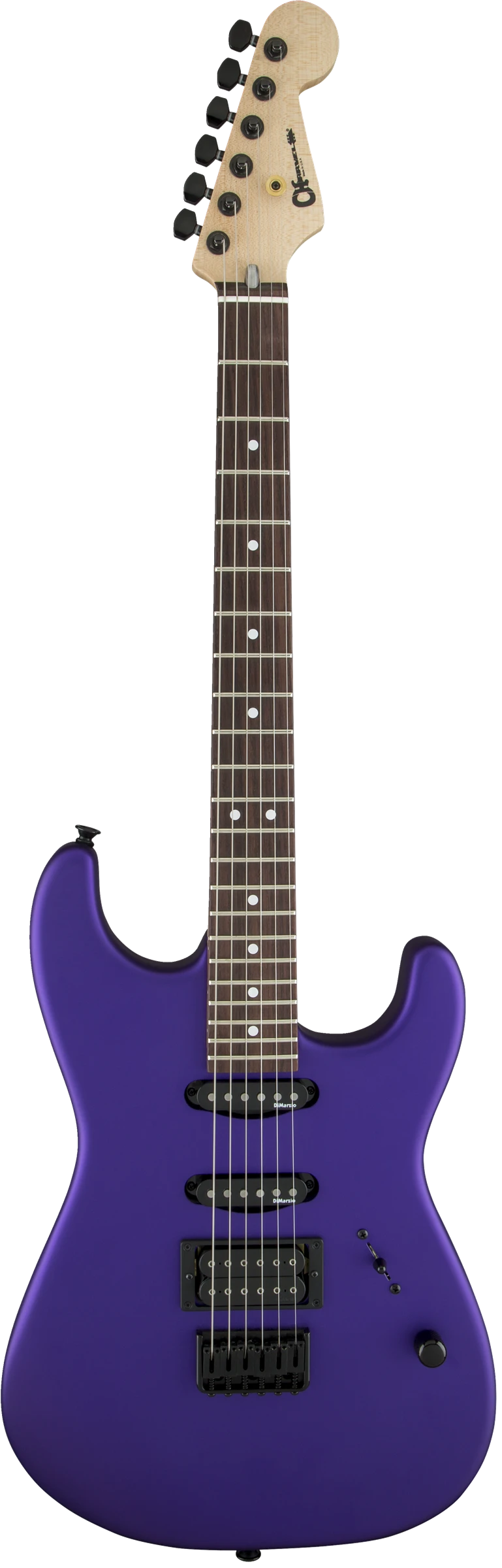 Charvel USA Select San Dimas Style 1 HSS HT, Rosewood Fingerboard, Satin Plum - Charvel 1 Charvel USA Select San Dimas Style 1 HSS HT, Rosewood Fingerboard, Satin Plum - Charvel