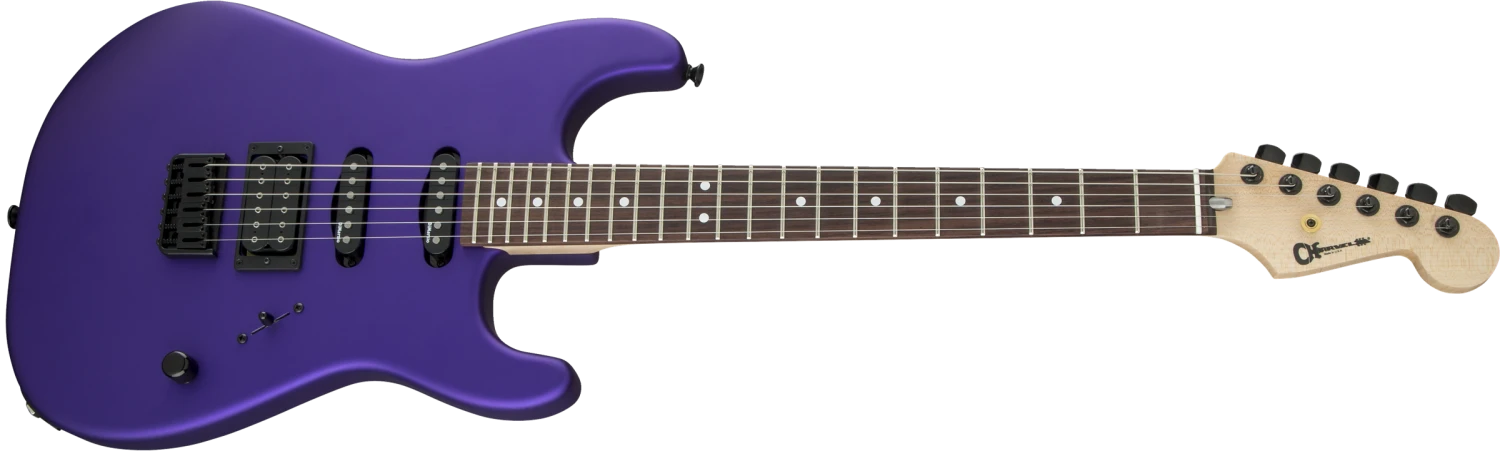 Charvel USA Select San Dimas Style 1 HSS HT, Rosewood Fingerboard, Satin Plum - Charvel 3 Charvel USA Select San Dimas Style 1 HSS HT, Rosewood Fingerboard, Satin Plum - Charvel - Image 3