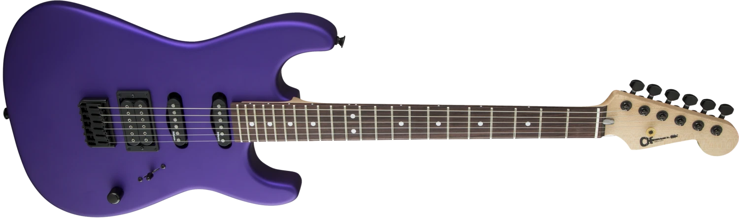 Charvel USA Select San Dimas Style 1 HSS HT, Rosewood Fingerboard, Satin Plum - Charvel 4 Charvel USA Select San Dimas Style 1 HSS HT, Rosewood Fingerboard, Satin Plum - Charvel - Image 4