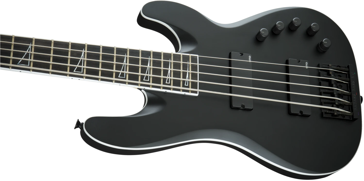 Jackson USA Signature David Ellefson Concert Bass CB V, Ebony Fingerboard, Satin Black - Jackson 6 Jackson USA Signature David Ellefson Concert Bass CB V, Ebony Fingerboard, Satin Black - Jackson - Image 6