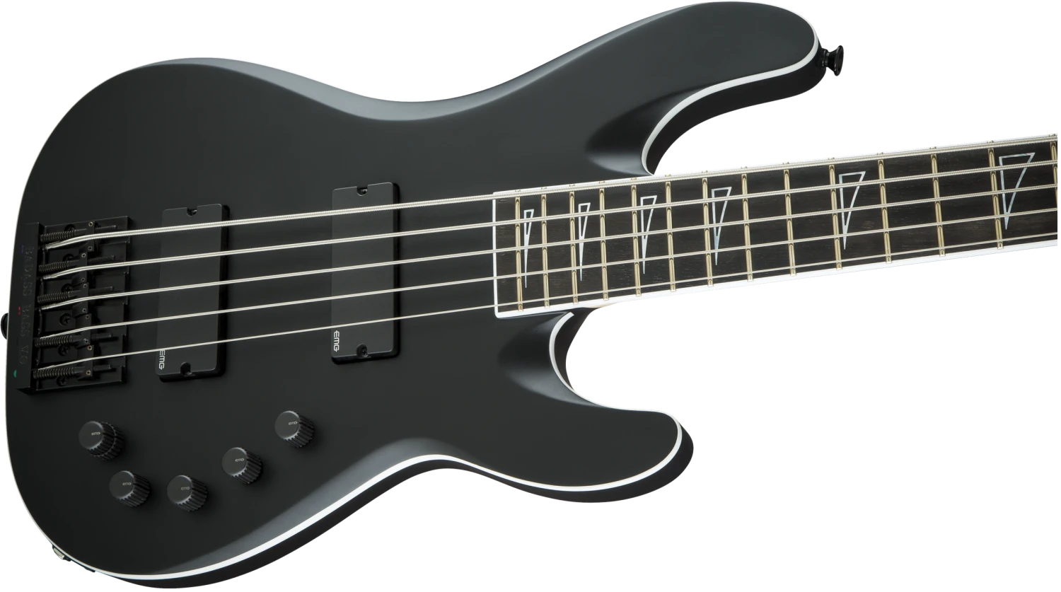 Jackson USA Signature David Ellefson Concert Bass CB V, Ebony Fingerboard, Satin Black - Jackson 5 Jackson USA Signature David Ellefson Concert Bass CB V, Ebony Fingerboard, Satin Black - Jackson - Image 5