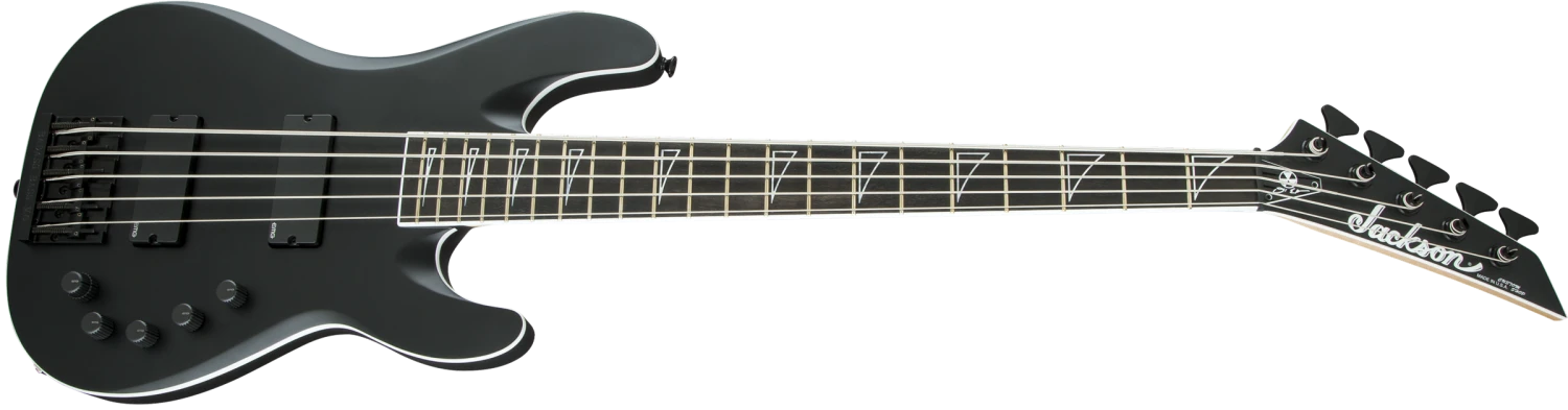Jackson USA Signature David Ellefson Concert Bass CB V, Ebony Fingerboard, Satin Black - Jackson 7 Jackson USA Signature David Ellefson Concert Bass CB V, Ebony Fingerboard, Satin Black - Jackson - Image 7