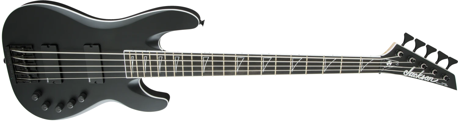 Jackson USA Signature David Ellefson Concert Bass CB V, Ebony Fingerboard, Satin Black - Jackson 3 Jackson USA Signature David Ellefson Concert Bass CB V, Ebony Fingerboard, Satin Black - Jackson - Image 3