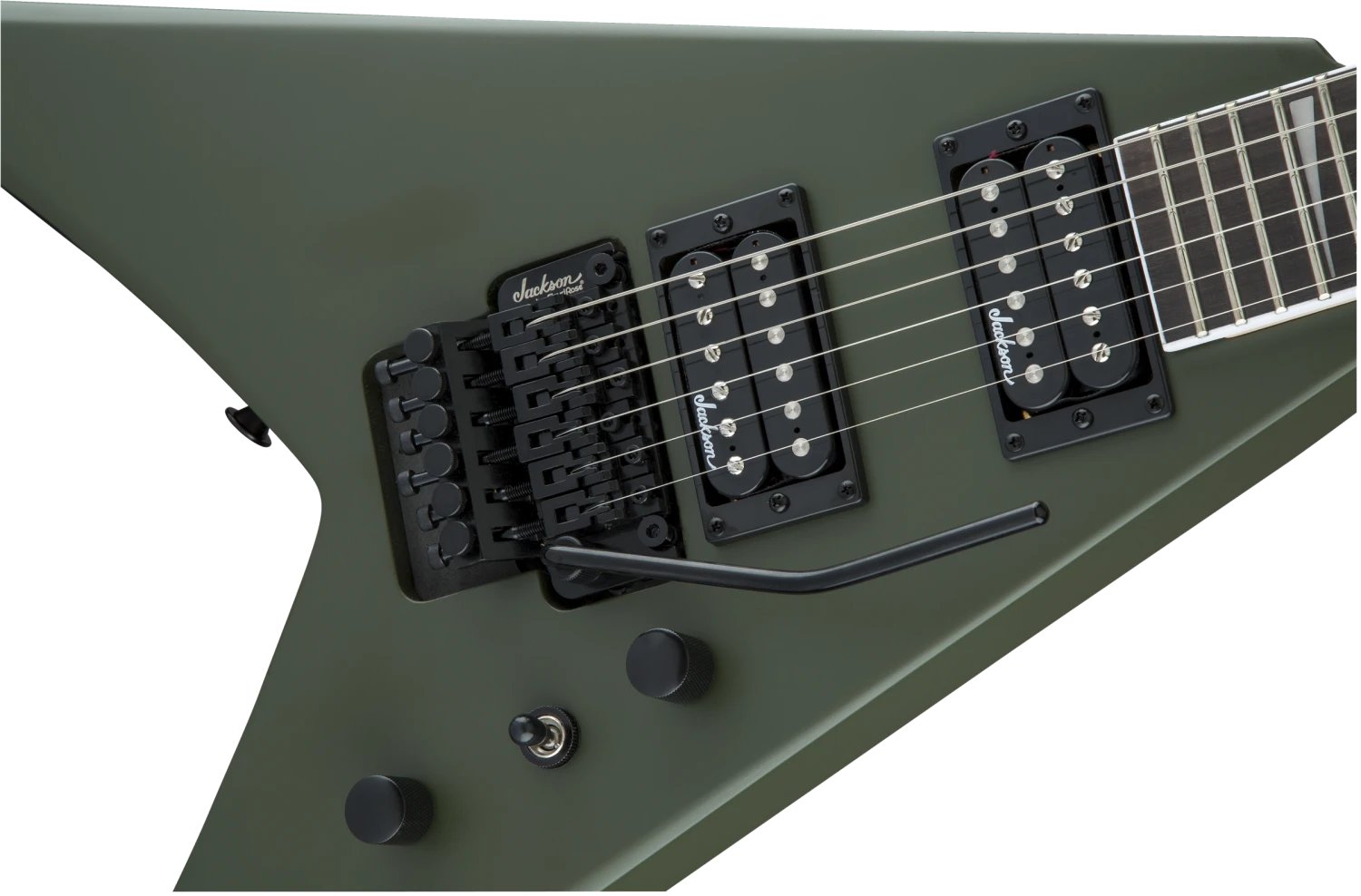 Jackson JS Series King V JS32, Amaranth Fingerboard, Matte Army Drab - Jackson 4 Jackson JS Series King V JS32, Amaranth Fingerboard, Matte Army Drab - Jackson - Image 4