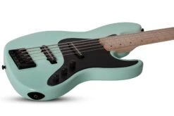 Schecter J-5 Maple Fretboard Sea Foam Green - Schecter -Zedem Sale Store 2912 SHC hqw angle