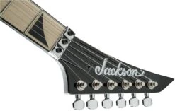 Jackson X Series Rhoads RRX24M, Maple Fingerboard, Snow White With Black Pinstripes - Jackson -Zedem Sale Store 2916322548 gtr hdstckfrt 001 nr