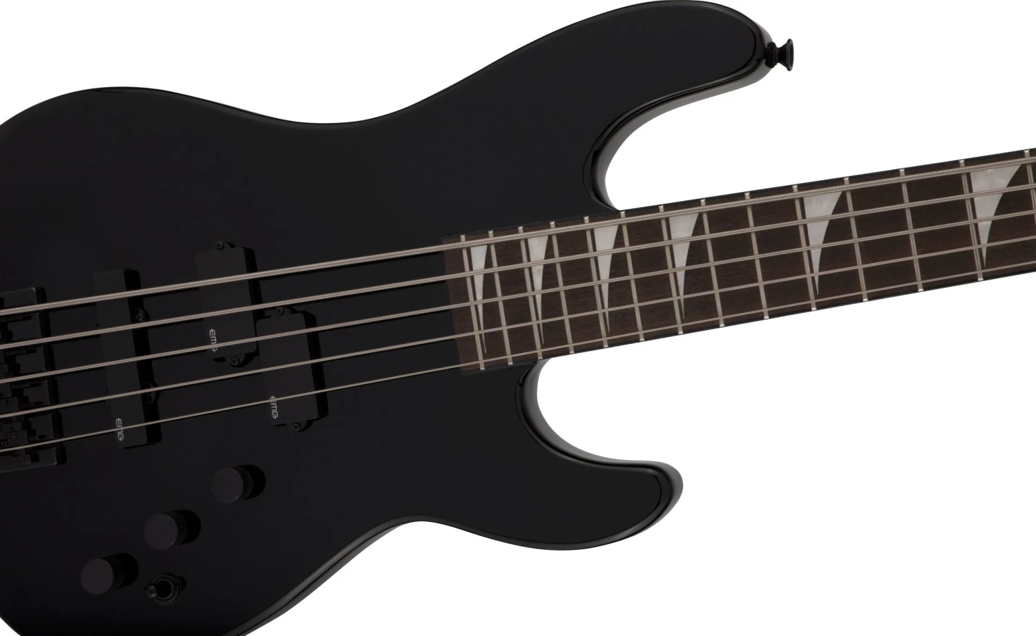 Jackson X Series Signature David Ellefson 30th Anniversary Concert Bass CBX V, Laurel Fingerboard, Gloss Black - Jackson 3 Jackson X Series Signature David Ellefson 30th Anniversary Concert Bass CBX V, Laurel Fingerboard, Gloss Black - Jackson - Image 3