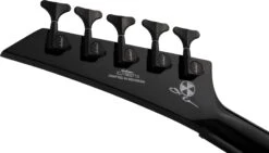 Jackson X Series Signature David Ellefson 30th Anniversary Concert Bass CBX V, Laurel Fingerboard, Gloss Black - Jackson 8 Jackson X Series Signature David Ellefson 30th Anniversary Concert Bass CBX V, Laurel Fingerboard, Gloss Black - Jackson -Zedem Sale Store 2917805503 gtr hdstckbck 001 nr