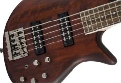 Jackson JS Series Spectra Bass JS3V, Laurel Fingerboard, Walnut Stain - Jackson -Zedem Sale Store 2919005557 gtr frtbdydtl 001 nr