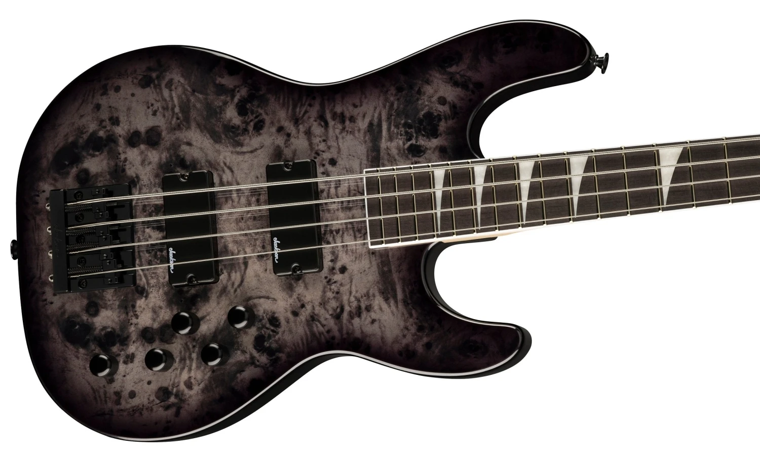 Jackson S Series Concert Bass CB JS3P, Amaranth Fingerboard, Transparent Black Burst - Jackson 3 Jackson S Series Concert Bass CB JS3P, Amaranth Fingerboard, Transparent Black Burst - Jackson - Image 3