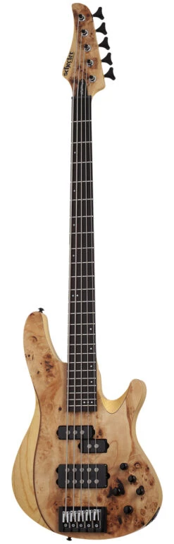 Schecter Reaper-5 5-String Electric Bass, Natural Satin - Schecter