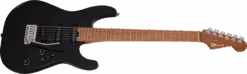 Charvel Pro-Mod DK22 SSS 2PT CM, Caramelized Maple Fingerboard, Gloss Black - Charvel -Zedem Sale Store 2969026503 gtr frtangleleft 001 rr