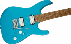 Charvel Pro-Mod DK24 HH 2PT CM, Caramelized Maple Fingerboard, Matte Blue Frost - Charvel -Zedem Sale Store 2969411534 cha ins cbr 01 nr
