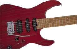 Charvel Pro-Mod DK24 HSS 2PT CM Ash, Caramelized Maple Fingerboard, Red Ash - Charvel -Zedem Sale Store 2969413539 gtr frtbdydtl 001 nr