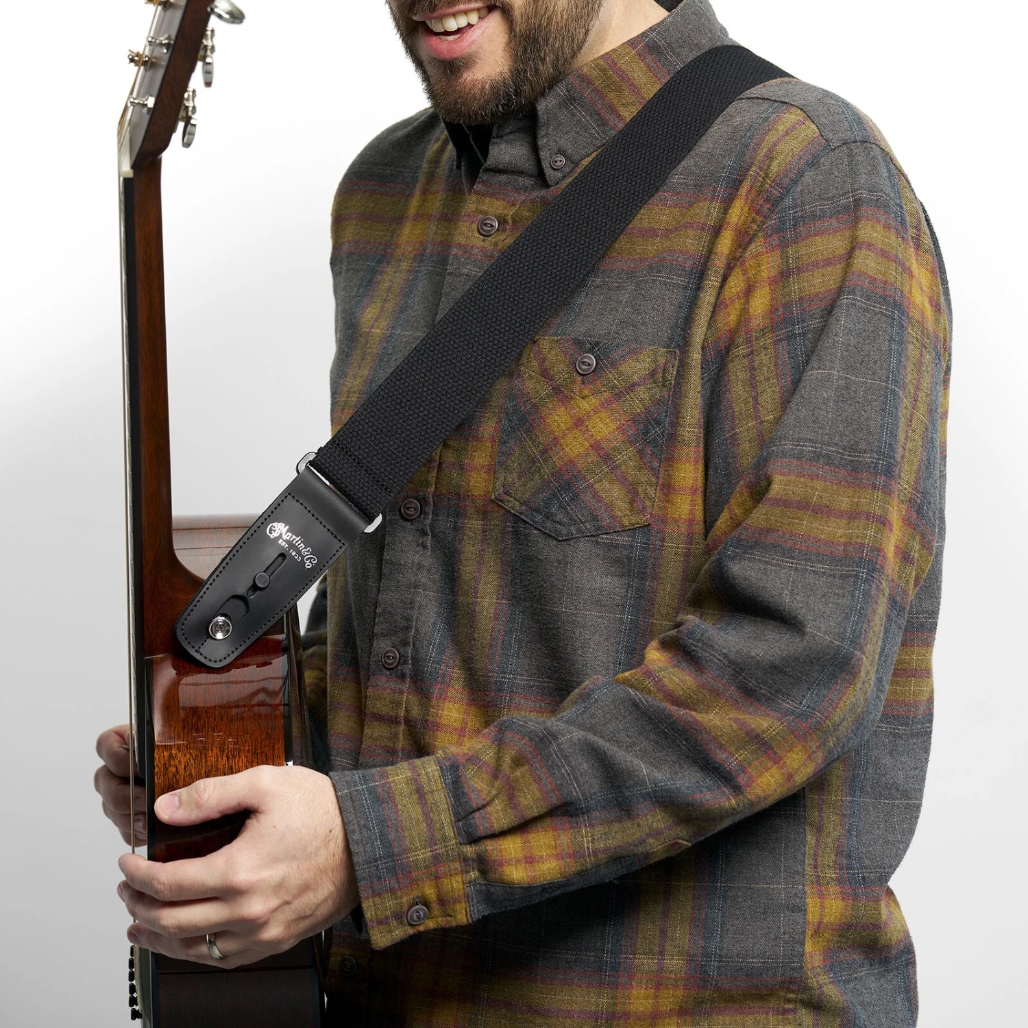 Martin Strap Cotton Lock-It, Black - Martin 2 Martin Strap Cotton Lock-It, Black - Martin - Image 2